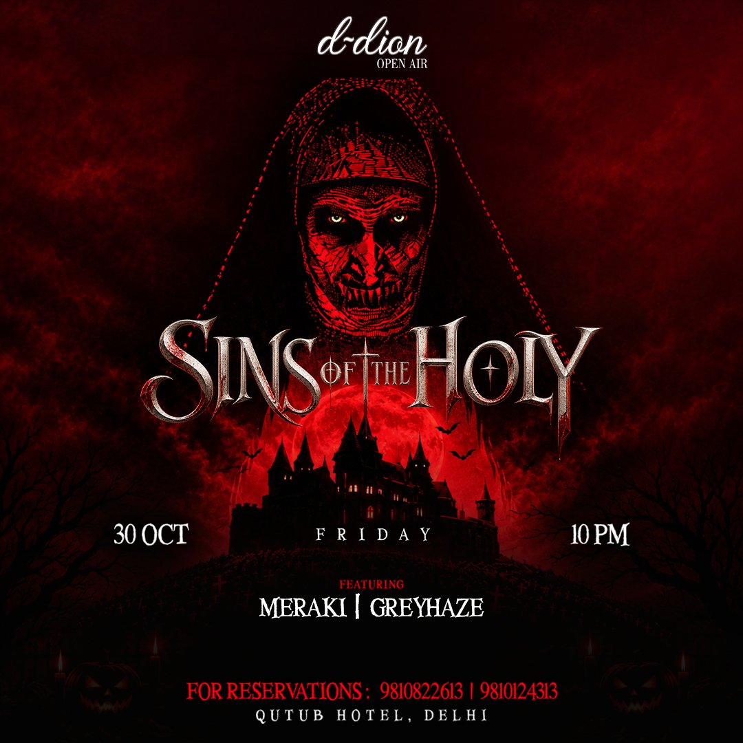 SINS OF THE HOLY – Halloween Night at D-Dion Open Air